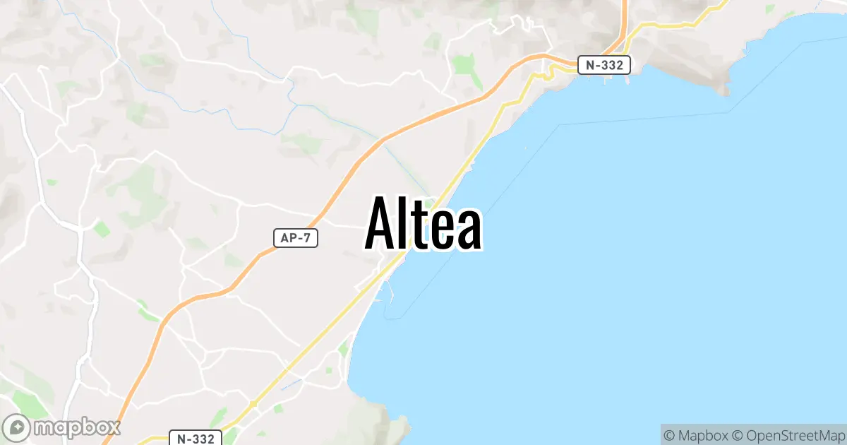 Marathon Calendar near Altea 2026-2027