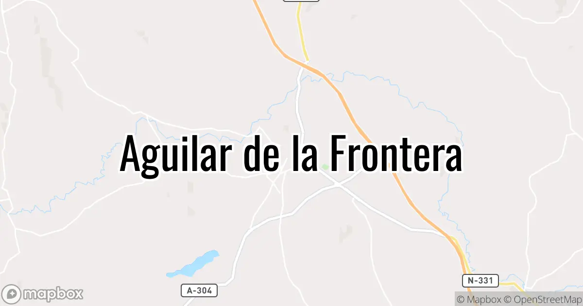 Running Calendar near Aguilar de la Frontera 2026-2027